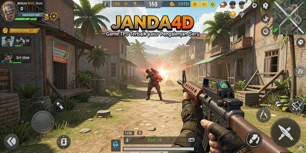 Tampilan menarik dari gameplay seru JANDA4D
