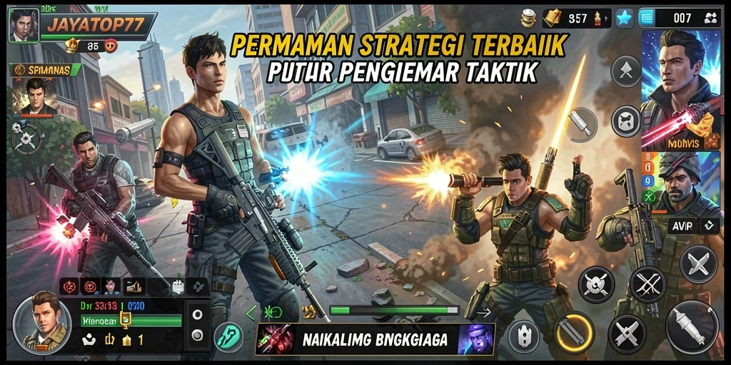 Tangkapan layar utama dari gameplay seru JAYATOP77 yang strategis.