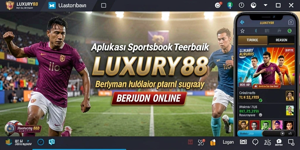 Tampilan antarmuka LUXURY88 saat memasang taruhan olahraga.