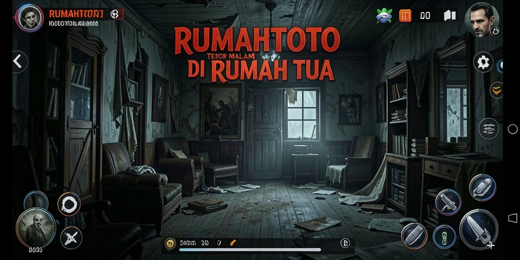 Menampilkan gameplay RUMAHTOTO dengan atmosfir Horror yang mencekam.