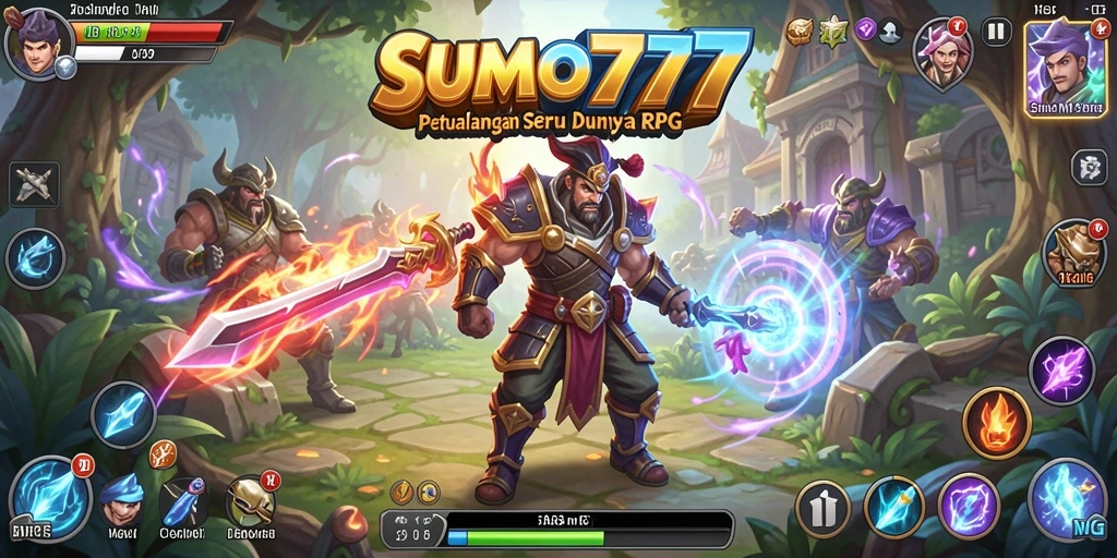 Tampilan menarik gameplay RPG di SUMO777.