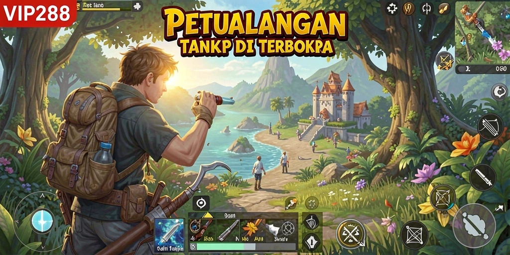 Tampilan menarik dari gameplay Open World di VIP288 dengan dunia yang luas.
