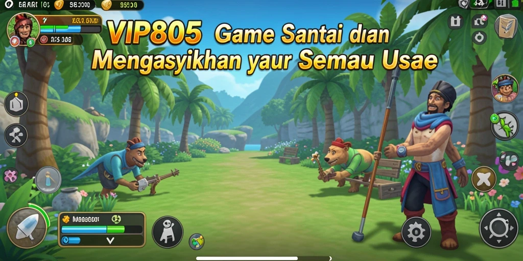 Tampilan gameplay menarik dari VIP805 yang mengasyikkan.